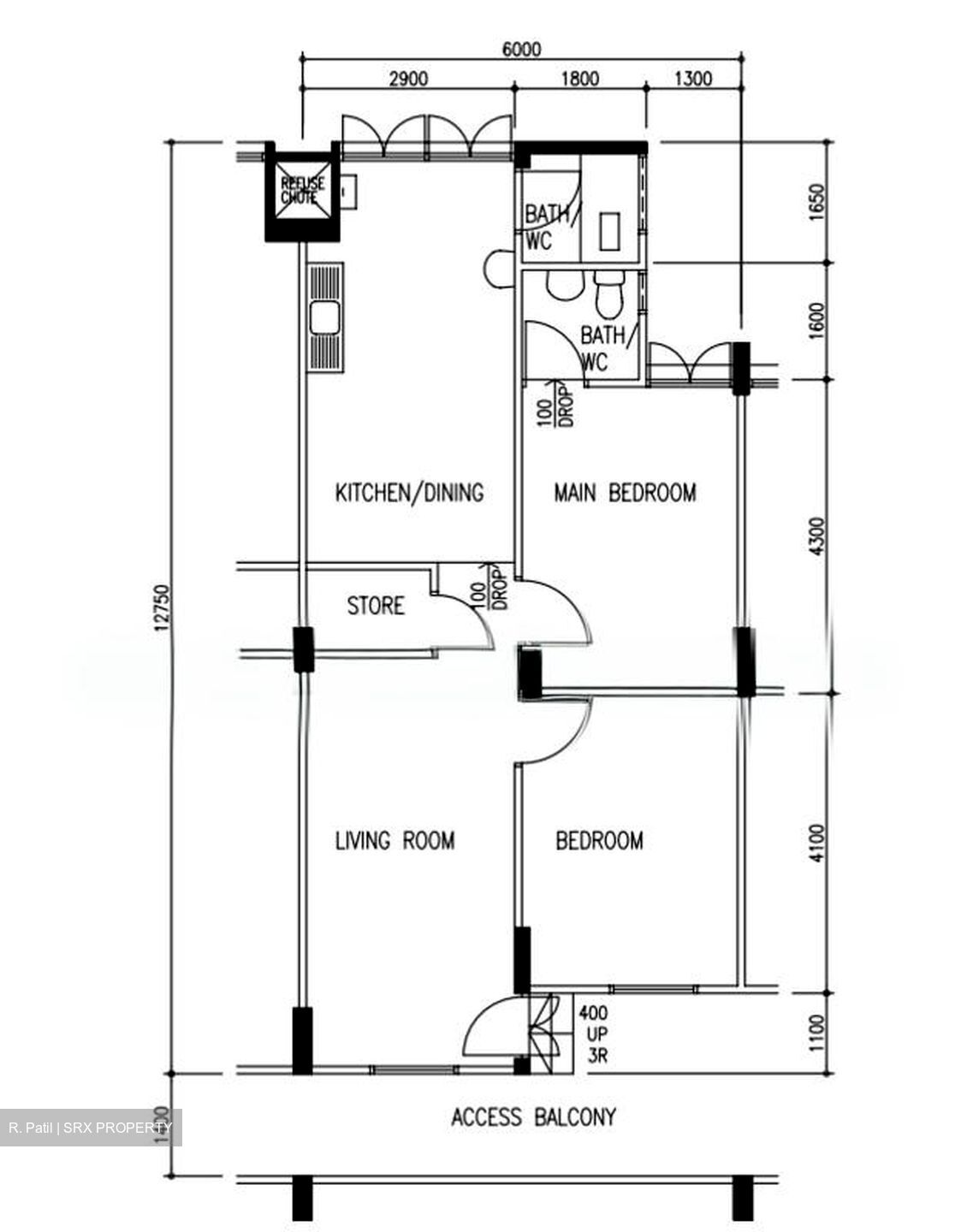 Blk 285 Tampines Street 22 (Tampines), HDB 3 Rooms #593103681